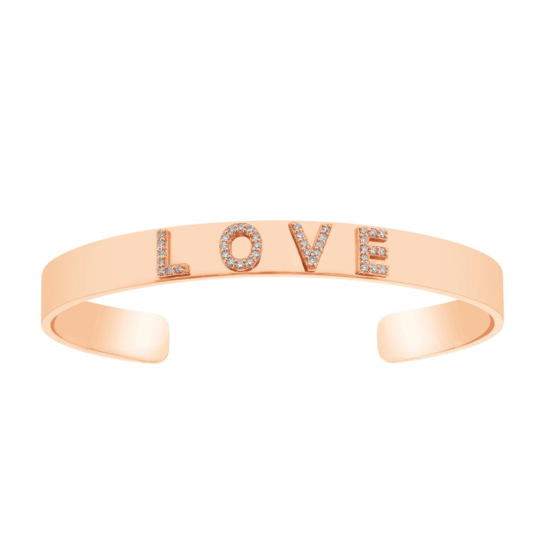 'LOVE' Nameplate Bracelet