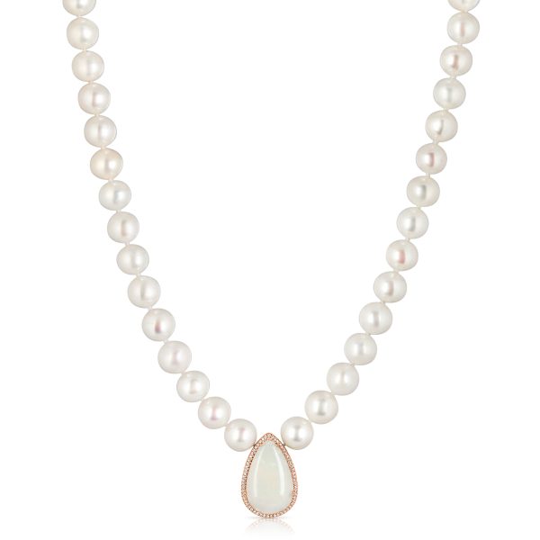 opal and pearl necklace