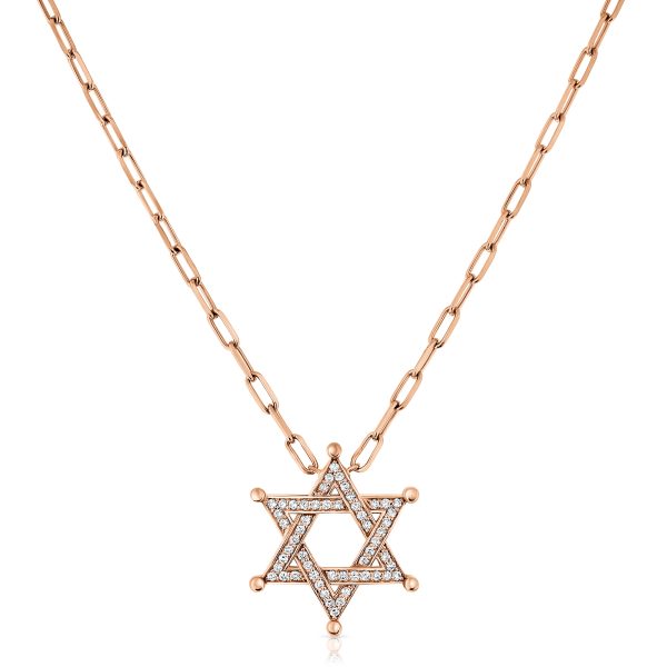 diamonds 'star of david' necklace