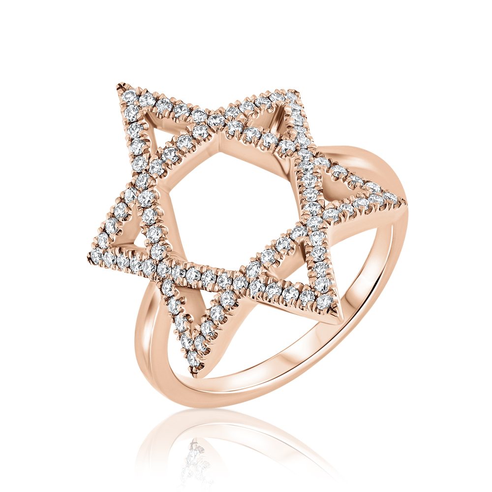 diamonds 'star of david' ring