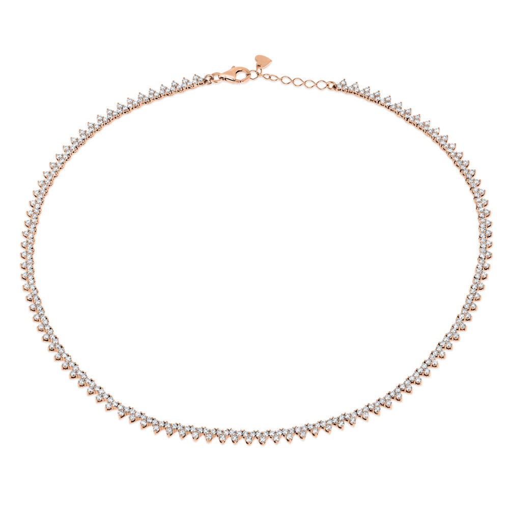 diamonds tennis necklace