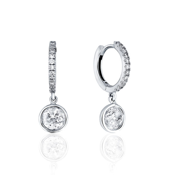 Gypsy diamond earrings