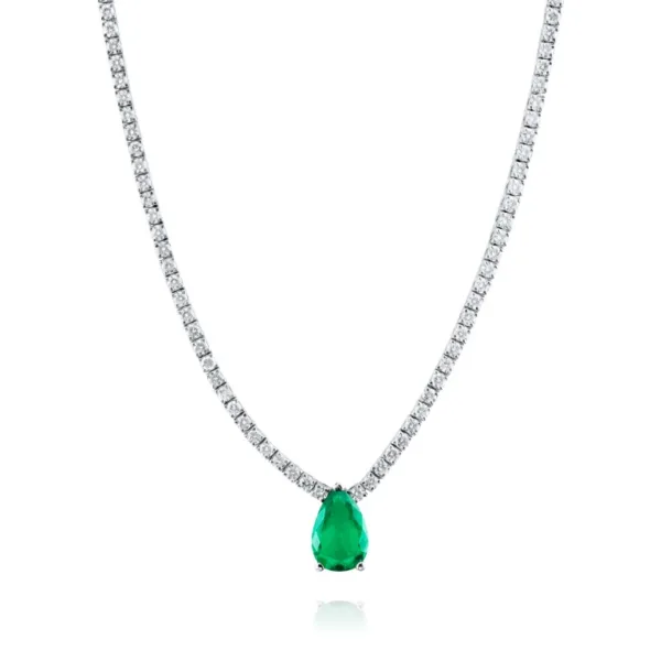 Emerald Diamond Choker
